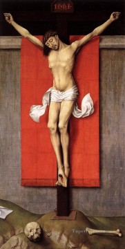  right Works - Crucifixion Diptych right panel painter Rogier van der Weyden